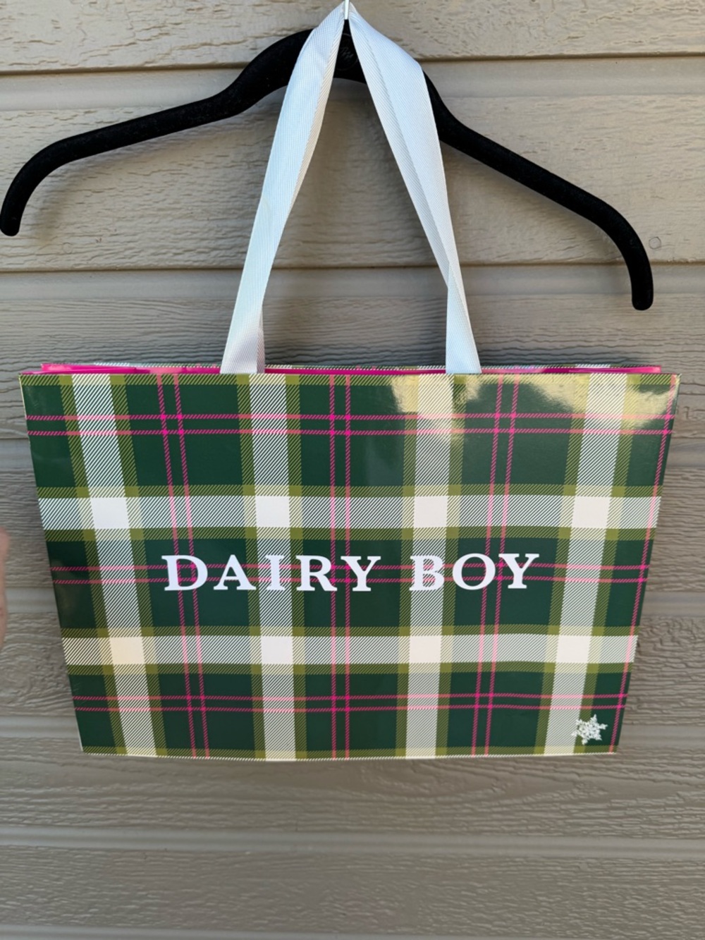 Dairy Boy pop-up bag